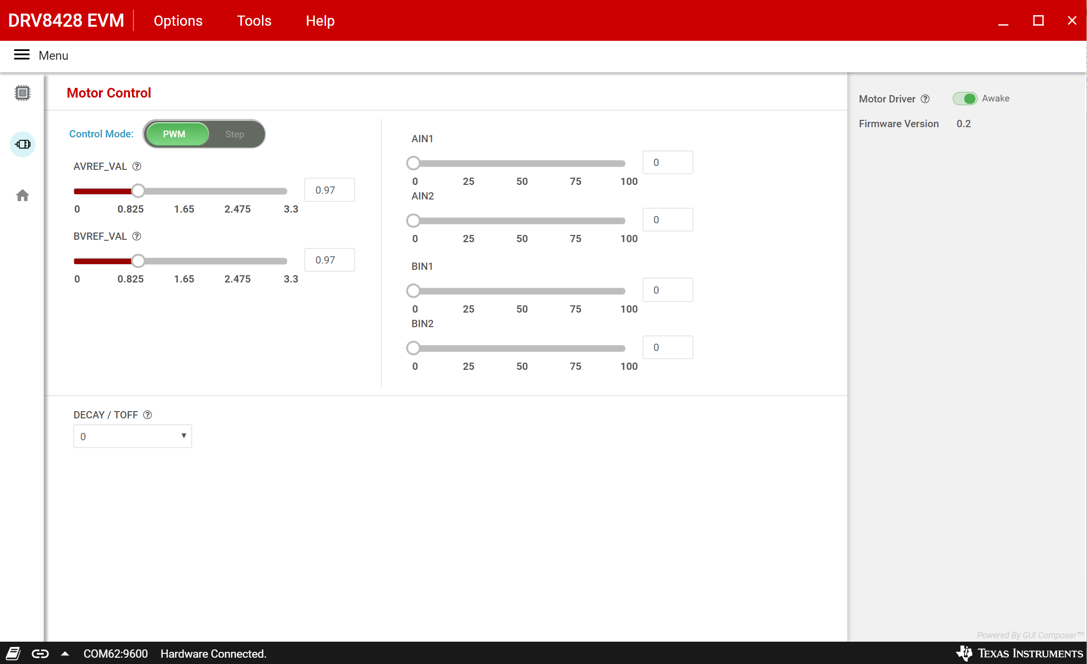 DRV8428PEVM_GUI_motor control Page_PWM mode.png